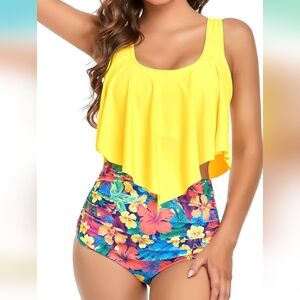 EDELQUAL High Waisted Tummy Control Swimsuit